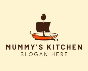 Soup Kitchen Ship  logo design