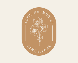 Aesthetic Flower Artisan logo design