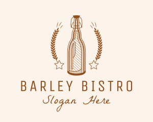 Wheat  Distillery Bottle logo