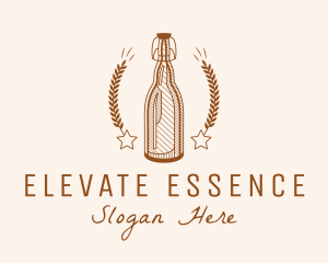 Wheat  Distillery Bottle logo