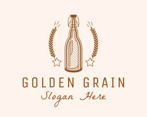 Wheat  Distillery Bottle logo