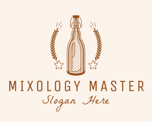 Wheat  Distillery Bottle logo