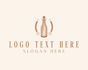 Wheat  Distillery Bottle logo