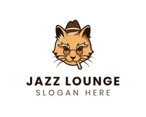 Smoking Jazz Cat logo