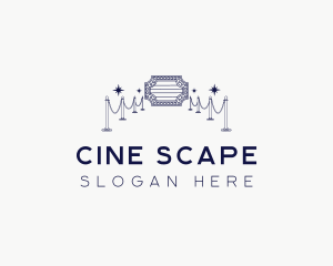 Cinema Film Marquee logo design