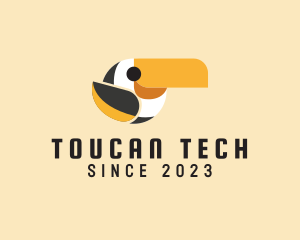 Cute Toucan Bird logo design