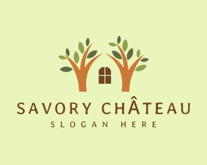 Organic Tree House logo design