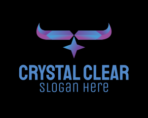 Crystal Star Horn logo design