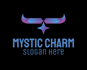 Crystal Star Horn logo design