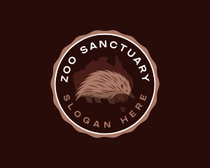 Australian Echidna Animal logo design