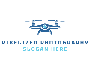 Multimedia Drone Camera logo design