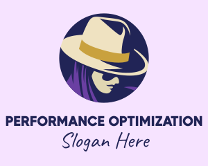 Cowboy Hat Performer logo design