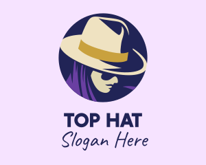 Cowboy Hat Performer logo design