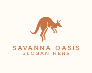 Kangaroo Animal Sanctuary logo design