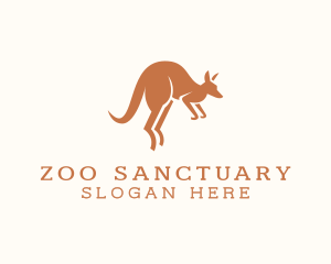 Kangaroo Animal Sanctuary logo design