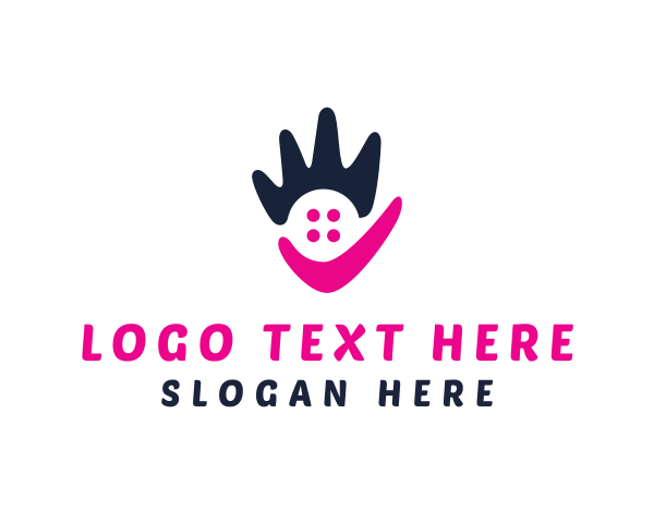 Finger logo example 4