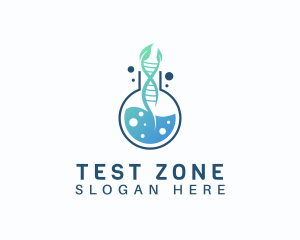 Organic Science Flask logo design