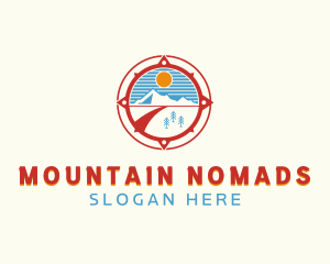 Mountain Highway Navigation logo design