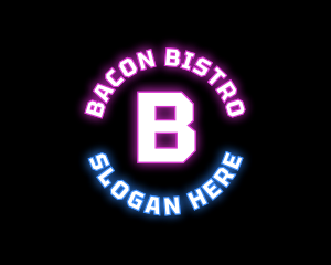 Neon Digital Bistro Pub  logo design