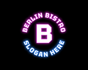 Neon Digital Bistro Pub  logo design