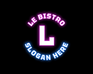 Neon Digital Bistro Pub  logo design