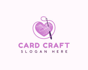 Crochet Crafts Yarn logo design