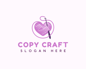 Crochet Crafts Yarn logo design