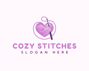 Crochet Crafts Yarn logo design