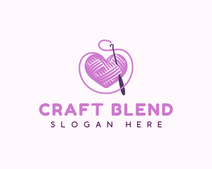 Crochet Crafts Yarn logo design