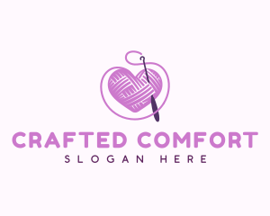 Crochet Crafts Yarn logo design