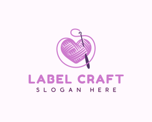 Crochet Crafts Yarn logo design