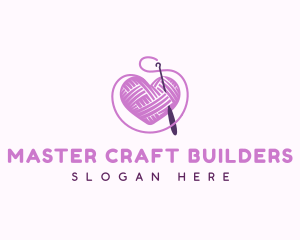 Crochet Crafts Yarn logo design