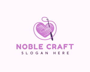 Crochet Crafts Yarn logo design