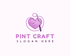 Crochet Crafts Yarn logo design