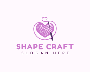 Crochet Crafts Yarn logo design