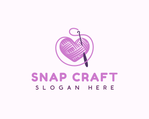 Crochet Crafts Yarn logo design