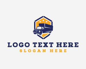 Logistics Delivery Truck logo