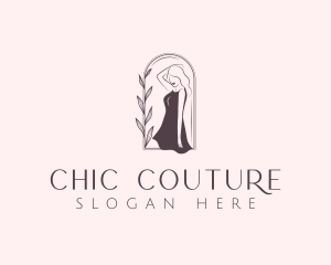 Woman Fashion Model logo design