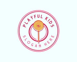 Sweet Lollipop Dessert logo design