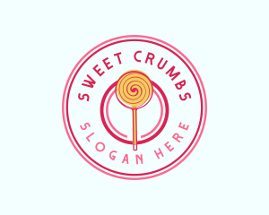 Sweet Lollipop Dessert logo design