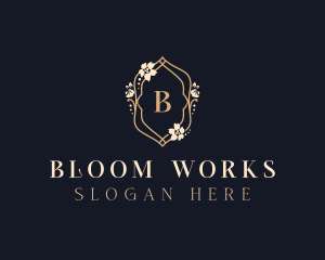 Floral Luxury Boutique logo design