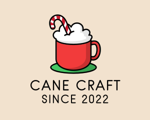 Candy Cane Drink  logo design