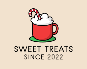 Candy Cane Drink  logo design