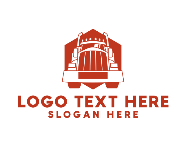 Trailer Truck logo example 2