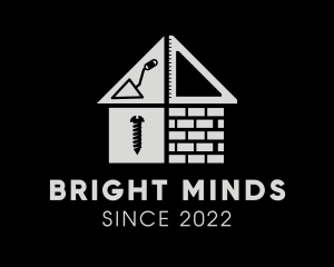 Brick Home Construction Builder logo