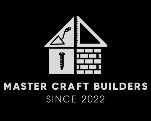 Brick Home Construction Builder logo