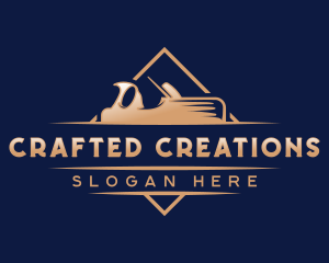 Woodwork Carpentry Planer logo design