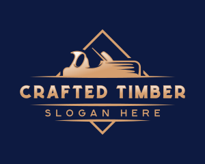 Woodwork Carpentry Planer logo design