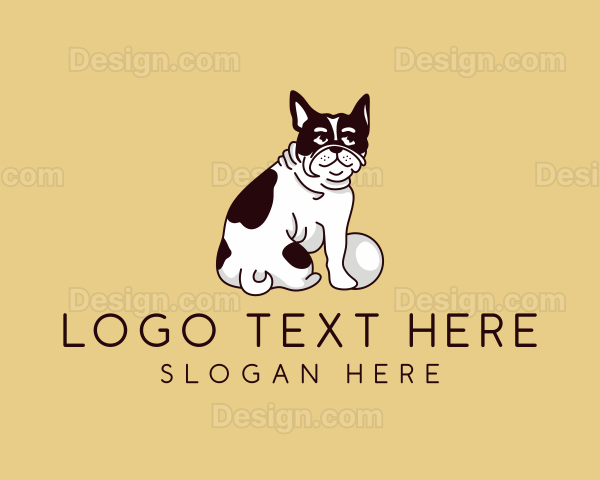 Boston Terrier Dog Logo