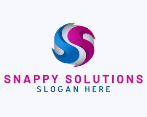 Professional Sphere Letter S logo design